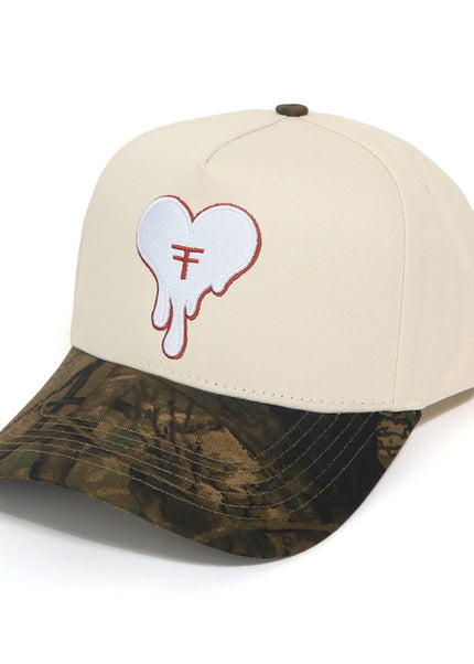Mirrored F - Camo White Heart image 0